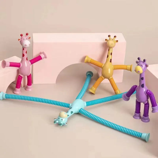 ✨ Toys Hot Sale ✨- Suction Cup Pop Tube Giraffe Toys