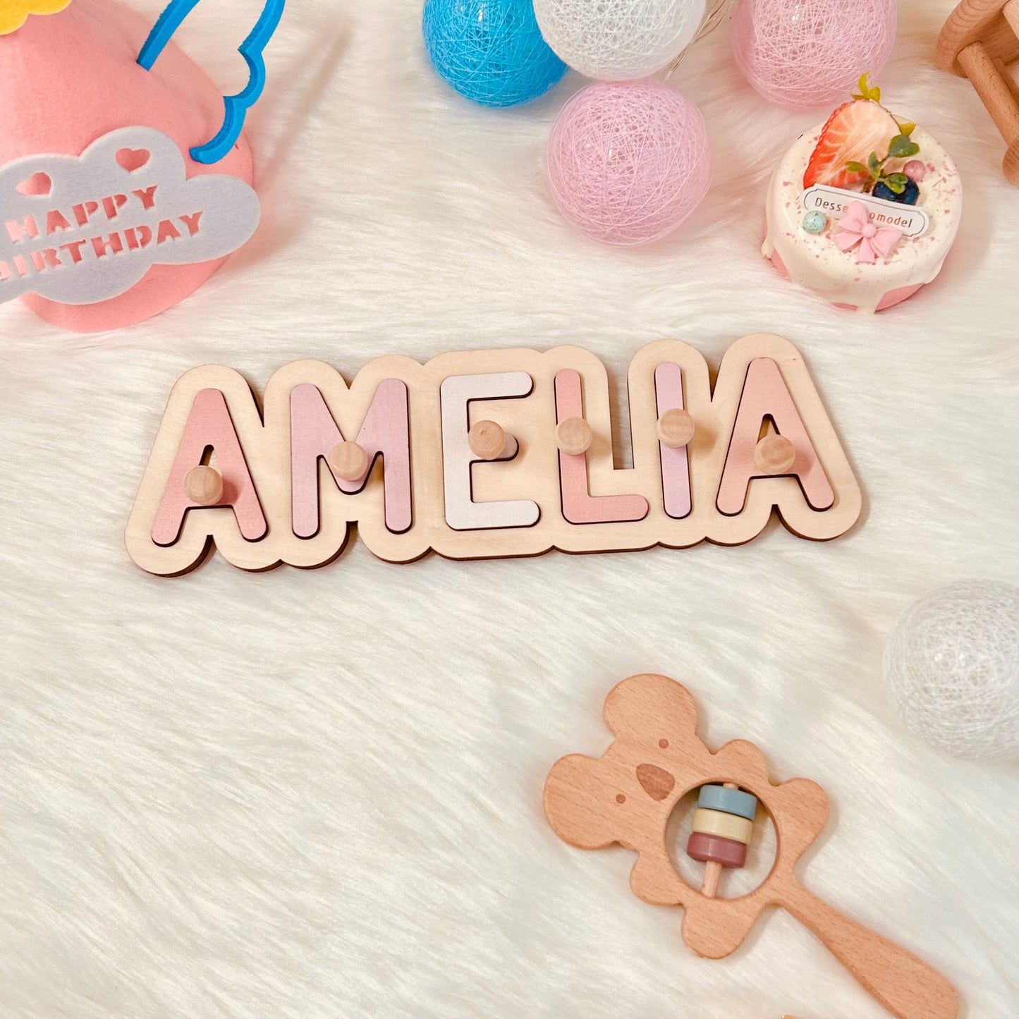 Wooden Name Puzzle For Baby