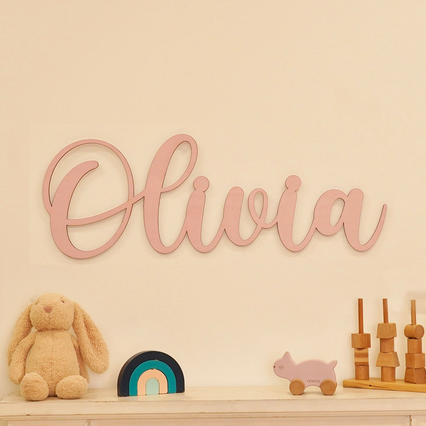 Personalized Wooden Name Sign for Wall Decor